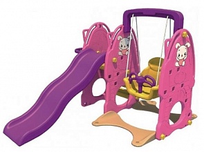 Горка с качелями Зайчата F-771 (Family, F-771)